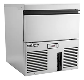 Máquina De Gelo 50kg Inox 220v Cubo Maciço De